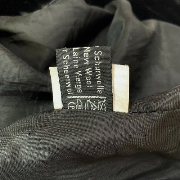 Vintage Lutz Teutloff Wool Glen Check Plaid Black White Blazer Jacket Academia - Picture 13 of 15